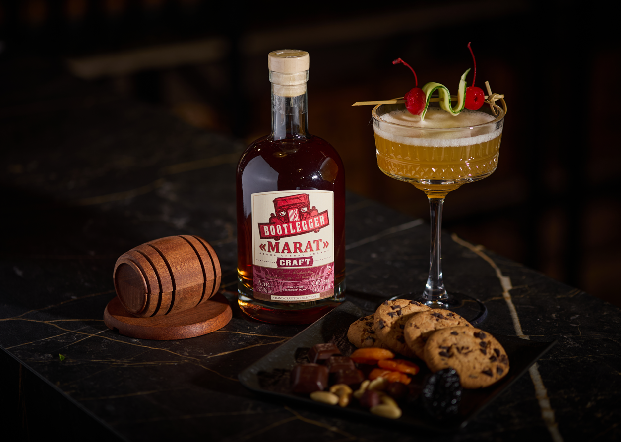 Лікер CHERRY BRANDY «MARAT» - Зображення 4